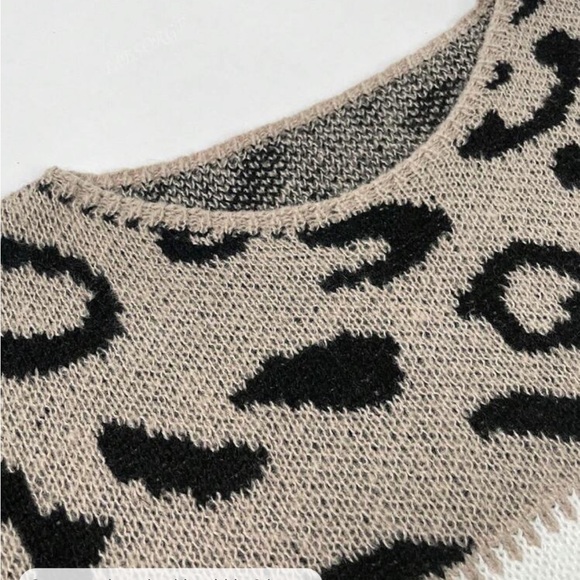 SHEIN NWOT leopard print sweater - Picture 4 of 4